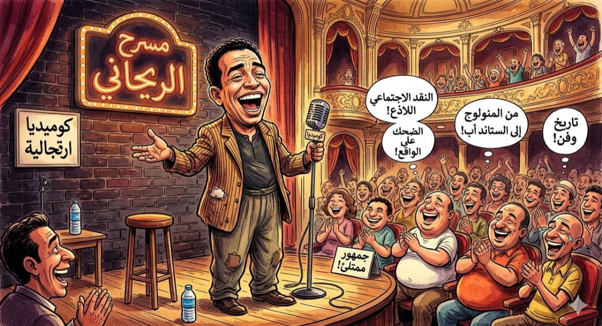 الستاند آب كوميدي: تاريخ الضحك من نيويورك لمسرح الريحاني